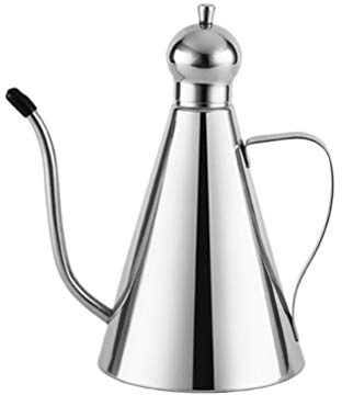 HEMOTON Oliera Salvagoccia/Bottiglia/Distributore di Olio Doliva in Acciaio Inossidabile con Olio (350 Ml)