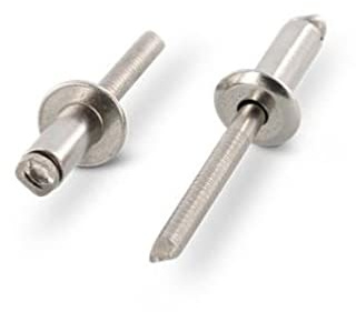 RIVETS POP INOX A4 AISI 316 Ø 3.2-4-4.8-5-6 mm de 4 x 6-500