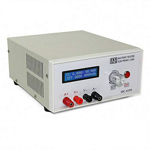 Batterie Kapazität Testgerät Batterietester Electronic Battery Capacity Tester EBC-A10H Lade Entlade Prüfer mit LCD Display, Clips 30V 5-10A