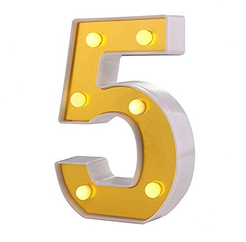 Ulalaza LED Marquee Letter Lights Sign 26 Alphabet Light for Night Light Wedding Birthday Party Battery Powered Christmas Lamp Home Bar Decoration（Warm White）