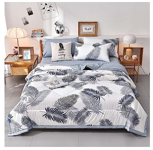 Couette Été en Microfibre, Fine et Légère Couverture Fraîche Edredon Toutes Les Saisons pour Lit 140x200/200x220 légère, Douceur et Confor,Lavable Cooling Couette Légère ( Color : #2 , Size : 200x230c