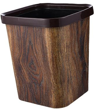 MagiDeal Poubelle, Poubelle D'intérieur, Sans Couvercle, Grande Corbeille à Déchets Durable, Poubelles de Toilettes, pour Toilettes, Maison, Dortoirs, Buanderi, Carré 12L