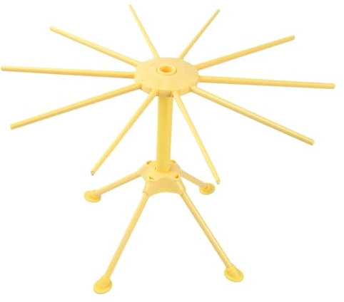 Wisebom Secador de fideos, soporte plegable para pasta, soporte para pasta con 10 peldaños extensibles, pasta hecha a mano, para colgar fideos de pie, vajilla casera, 301-27317