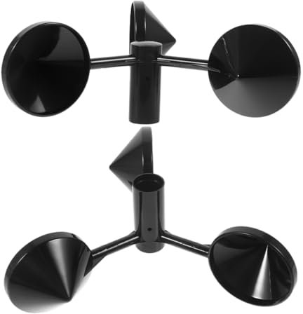 BESPORTBLE 2stücke Teiliges Anemometer Windbecher Aus Robustem Abs Windgeschwindigkeitsmessung Ersatzteile Für Wetterstationen Präzise Windmesser Sensor Kompatibilität Langlebig Und Wetterfes