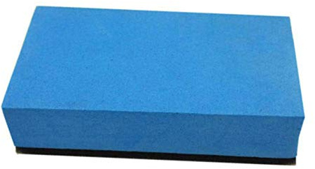 UPALDHOU 10 Pièces éponge Applicatrice de Revêtement en Céramique, éponge de Revêtement en Céramique de Voiture Tampons Applicateurs de Couche de Cire Nano en Verre (Blue)