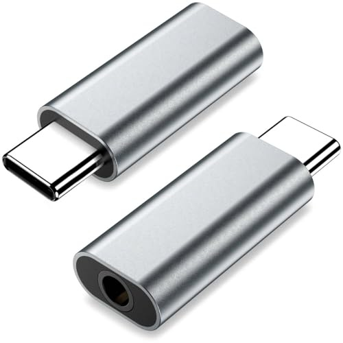 YLLZI USB-C auf Klinke 3.5mm Kopfhörer Adapter, Audio Aux Adapter für iPhone 16/15 Pro Max/Plus, Galaxy S24/S23/S22, Huawei P50/P40, Mate 40/30
