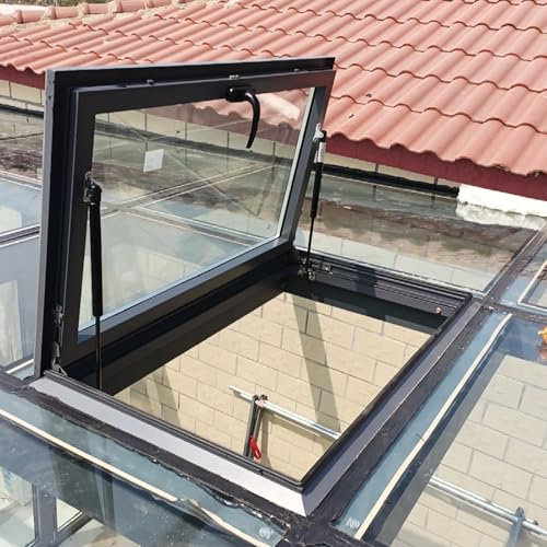 81,3 x 121,9 cm robuste Abdeckung für Schuppen, Dachfenster für Flur, Dachboden, Treppe, Garage, Balkon – Schutz für Innen- und Außenbereich