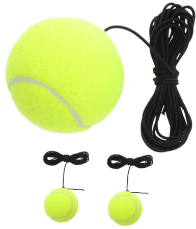 Parliky 3stücke Tennis Trainer Rebound Ball Mit Schnur Tether-Tennis Tragbarer Ball Für Einzelspieler-Training Tennis-returnball Geeignet Für Anfänger Und Intensivtraining