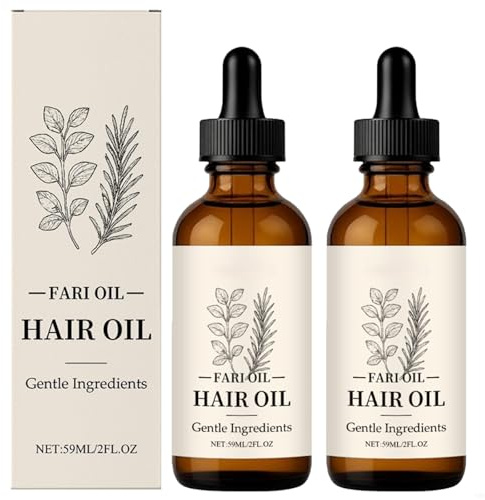 Hair Oil, Olio Botanico per il Cuoio Capelluto con Infuso di Erbe, Nutrimento Quotidiano Leggero, per Cuoio Capelluto e Bordi Secchi, Tutti i Tipi di Capelli