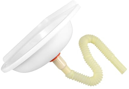 Holibanna Mini Plastic Wall Mounted Wash Basin Triangle Corner Sink Small Space-Saving Single Bowl Basin for Bathroom and Kitchen Motorhome Use Drain Pipe