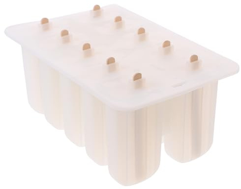 Alipis Moule à Glace Pour Popsicle Fait Maison Pratique Pour Glace à Eau Avec Étiquettes Bois Pour Diy