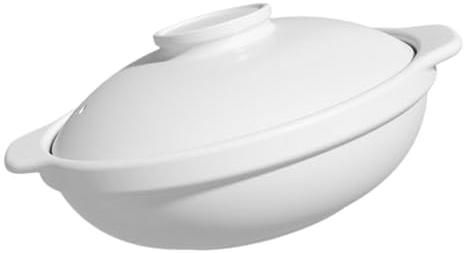 DECORNIJIA Pentola in Ceramica per Fornello da Cucina 13L Doppia Maniglia e Coperchio Casseruola Antiaderente per Stufati Zuppe e Riso Brasato Resistente ad Alte Temperature per Uso