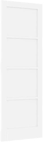 Generico Porta Interna ORKDAL Bianco 73,5 x 211 cm Legno Compensato