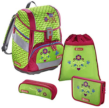 Step by Step 2in1 Country Flower Schulranzen Set 4tlg.