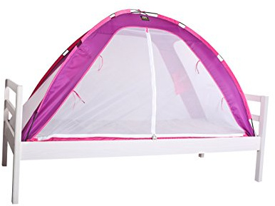 Deryan BT-K-PINK Schlafzelt / Bed-Tent Kleuter, 153 x 73 x 95 cm, rosa