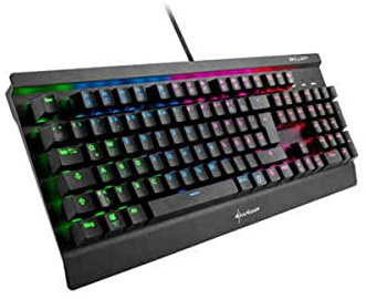 Sharkoon TECLADO Gaming SGK3 MECANICO RGB USB Brown Switch