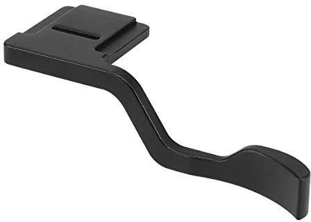 Haoge THB-XT30B Metall-Blitzschuh-Daumenauflage für Fujifilm XT50 Fuji X-T10 X-T20 X-T30 XT10 XT20 XT30 XT30II Kamera daumengriff, Schwarz