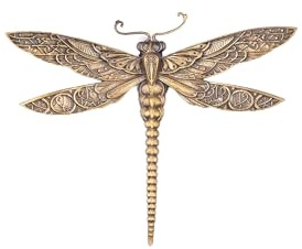 Libellentanz-Brosche, antikes Gold, Libellen-Brosche, antike Brosche, Libellen-Anstecknadel, Libellen-Metall-Brosche, Vintage-Gold-Libellen-Schmuck, Messing
