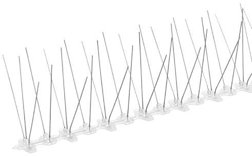 VOSS.garden Vogelabwehr Bird Spikes, 3m, Vogelspitzen, Taubenabwehr, Marder-, Waschbären-, Katzenabwehr