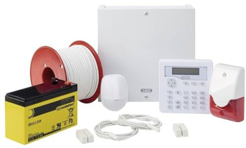 ABUS AZAA10100 Terxon SX Alarmanlagen-Sets Alarmzonen 8X Drahtgebunden, 1x Sabotagezone