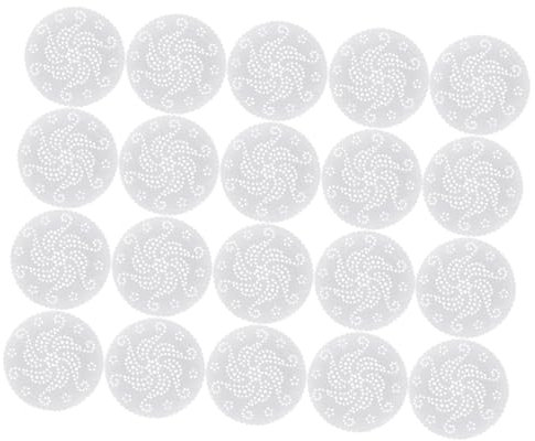Dampfpapiermatte 100 Stück Silikonölpapier Weiß für Mikrowelle