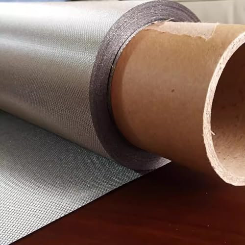 RF Abschirmung Stoff, Faraday Stoff Blatt EMF Blocker Material RFID Abschirmung Nickel Kupfer Stoff Für Strahlung, Statik, Diebstahl Swipe-Karte, EMI-Isolation(4mx1.09m)