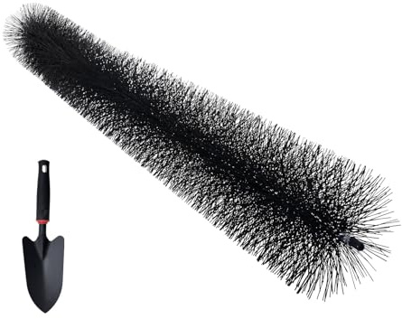Happybuy Gutter Brush, 60ft Total, 4.33 Dia., 5 Gutter Cleaning Tool, Ground-Level Leaf Guard, Clear Roof Debris, 20 Pack