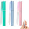 OUDQFCJ Set de 3 Limas de Uñas Profesionales de Cristal, Limas de Vidrio Doble Cara con Estuche, Superficie de Cristal para Manicura, Herramienta para Cuidado de Uñas de Mujeres