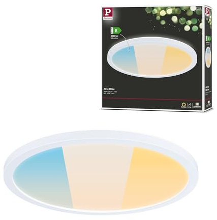 Paulmann 71275 LED Panel Atria Shine IP44 rund 298mm 14,8W 2250lm 3000-6500K Weiß