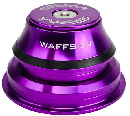 WFS HY875 Kit de direction conique semi-intégré de 2,8 cm à 3,8 cm pour tubes de tête coniques – Alliage d'aluminium CNC, sans filetage, roulements scellés pour VTT, vélo de ville, vélo de route, VTT