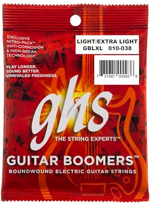 ghs GBLXL - Cuerda para guitarra, 10-38