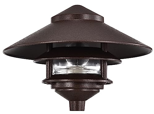 Nuvo Lighting SF76/635 Transitional One Light Post Mount in Bronze/Dark finish