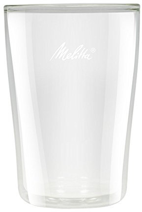 Melitta 2 Latte Macchiato Glasses 200 ml, Double-Walled Borosilicate Glass, Microwave Safe, Height 13 cm