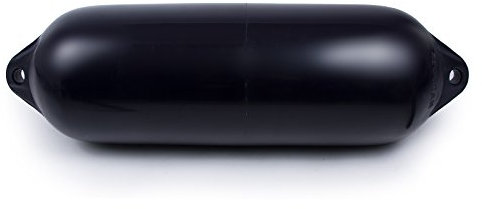 wellenshop Ocean Fender Bootsfender 190 mm x 640 mm H4 H-Serie Aufblasbar mit Ventil Navy Blau Dunkelblau Plastisol PVC Rammschutz Langfender