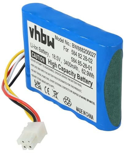vhbw Li-ION Batterie 3400mAh pour Tondeuse à Gazon Robot Tondeuse Gardena R100Li, R130Li, R160Li 2016, R160Li 2017, R160Li 2018, Sileno, Sileno+