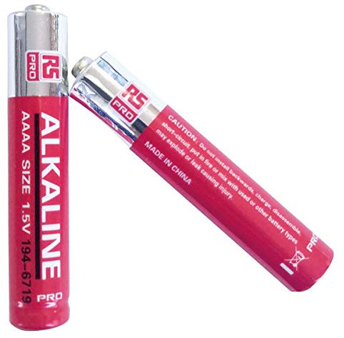 RS PRO RS PRO AAAA-Batterien Alkali, 1.5V 600mAh, Packung a 2 Stück