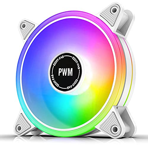 EZDIY-FAB UK 2 - Blanc RVB Slim PWM Fan - 1P