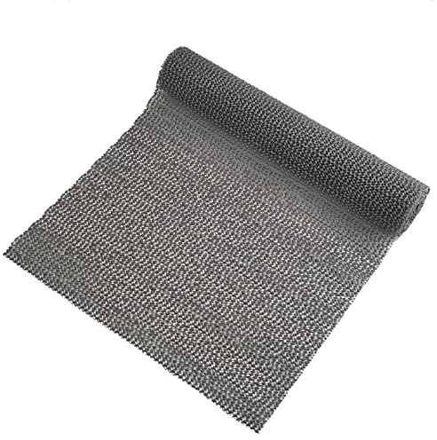DecoHomeTextil Heimtextilmanufaktur Antirutschmatte Universalmatte Schubladenmatte Kofferraummatte Teppichstopper - Eckig Grau 60 x 150 cm - Unterlage Antibakteriell Reißfest Zuschneidbar