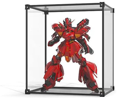 30x30x35cm Acryl Vitrine Schaukasten,Transparent Stapelbar Vitrine