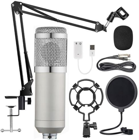 ELzEy Kit microfono a condensatore Kit microfono Microfono da gioco for giochi, streaming, podcasting