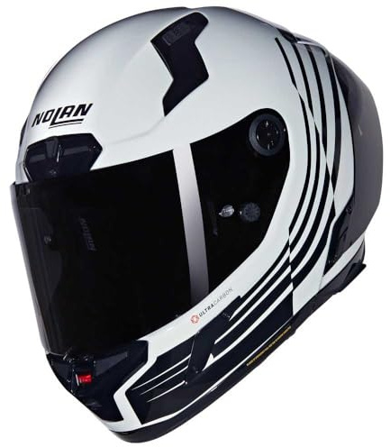 NOLAN HELMET X-804 RS ALA 344 XL, White/Black