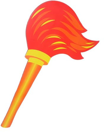 Cabilock Oggetti di Scena Torce per Cosplay Giocattoli Torcia per Feste e Spettacoli sul Palco Realizzati in Tessuto e Cartone Leggeri e Resistenti