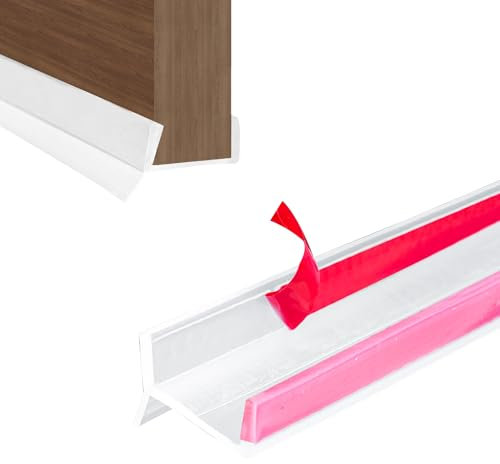 YushengTai Abdichtungsprofil für Küchensockel, 3m Sockelleiste Küche, Sockelleiste Selbstklebend, Weichsockelleiste für Bad, Küche, Schlafzimmer