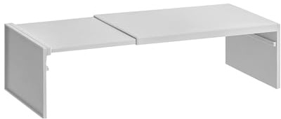 Verstellbare Regalböden für die Küche, stapelbar, Tischregal, erweiterbar, für Zuhause, Thekenregal, Organizer, Stehschrank, Möbel für Schränke, Büro, Speisekammer, Badezimmer, 1 Stück