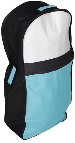 HEMOTON Bodyboard Gonflable Polyvalent en Tissu Oxford Résistant et Léger, Support Ergonomique, Couleur Verte Bicolore, Paquet à Dos, pour Surf et Sports Nautiques en Extérieur