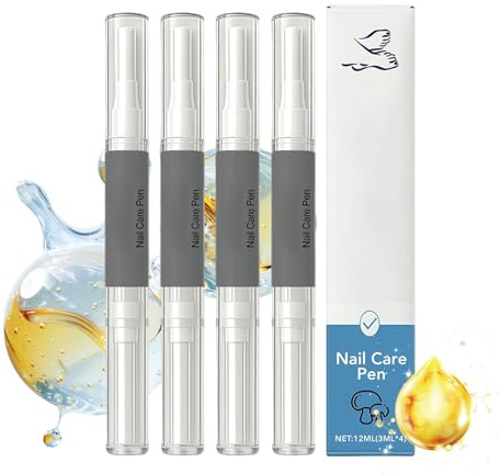 Durcisseur Et Renforçateur Pour Ongles 4 Pièces Stylo Réparateur Ongles | Solution Nourrissante pour Ongles des Pieds pour Spa Manucure Pédicure Salon Adultes Femmes Hommes