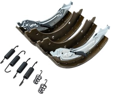 PUNDMANN Ganasce Freno 250x40 per Assali KNOTT 25-2025 da 1800 kg, Kit Completo di Ricambio per Tamburo con Molle e Accessori per Ripristinare la Frenata Sicura del Rimorchio
