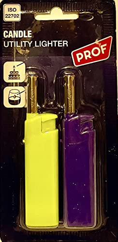 PROFLUKRA Allume-gaz Électronique Rechargeable Métal Multicolore Moderne