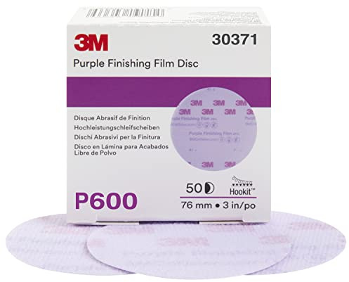 3M Polierscheibe Hookit 30371, ca. 8 cm, Körnung P600, violett
