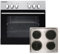 Backofen Herdset Einbau Set Kochfeld Edelstahl 3 Stufen 55 L Respekta EB6000IXN